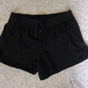Black lounge shorts